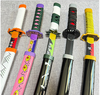 Accessoires de cosplay de 43 cm, petite taille, démon Kimetsu Kamado Nezuko Kanroji Mitsuri, artisanat en plastique, katana d'anime