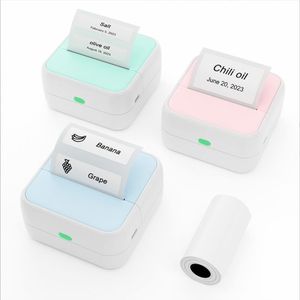 Mini Portable Thermal <b>Label</b> <b>Printer</b> Note & Pocket Use USB Interface 1200mAh Battery 200dpi 57x30mm Paper <b>label</b> paper - Product Image 6
