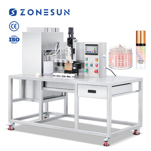 Máquina Llenadora de Crema Cosmética ZONESUN ZS-PGF4 Semiautomática con Bomba de Pistón Eléctrica, Multicolor, para Productos de Cuidado de la Piel y Maquillaje - Product Image 1