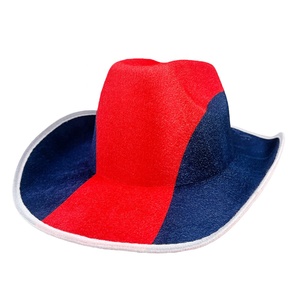 Chapeau de cowboy occidental rayé SOLPOP personnalisé avec drapeaux mexicain, canadien et américain pour le carnaval et les fêtes des supporters de football mondial 2026 - Product Image 4