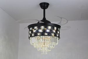 Prix d'usine Ventilateur de plafond moderne noir mat de 42 pouces pour restaurants - Product Image 5