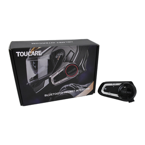 אוזניית בלוטות' TOUCARE V10 עם שני שבבים, אינטרקום ל-8 רוכבים, רמקולים לקסדת אופנוע עם ביטול רעשים לאופנועים - Product Image 2