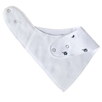 Bavoirs triangulaires absorbants personnalisés en coton à 2 couches pour bébés et tout-petits, taille ajustable, avec trou pour attache-sucette