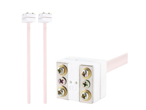 เทอร์โมคัปเปิลชนิด S สำหรับเตาเผาเซรามิก WRP-100 เซ็นเซอร์วัดอุณหภูมิสูง 2372 องศาฟาเรนไฮต์ 1300 องศา OEM ODM แบบกำหนดเองได้ S Ty - Product Image 2