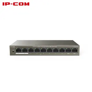 IP-COM F1110P-8-63W Ethernet poe 8 porte poe Switch di rete A 250M Lunga Distanza Stabile Plug and Play, uplink NVR Porta