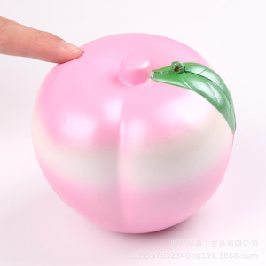 Pu Peach Shape High <b>Rebound</b> Stress Relief Toy Fidget Toy For Kids Unisex 8 To 13 Years - Product Image 1