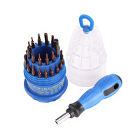 Kit de tournevis de précision 31 en 1, embouts magnétiques OEM, kit de réparation électronique professionnel, outils pour téléphone, ordinateur portable, PC, montre, bricolage