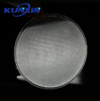 Diffuseur de lumière rond à haute intensité Feuille prismatique en polycarbonate Feuille de diffuseur d'abat-jour