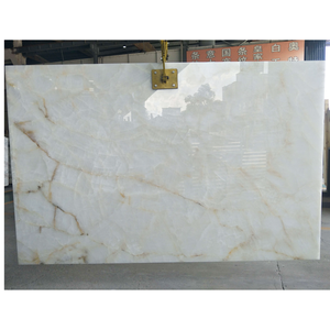 Decorazione per la Casa in Vero Marmo Onice Bianco <span class=keywords><strong>Trasparente</strong></span> per Piani di Lavoro da Cucina - Product Image 3