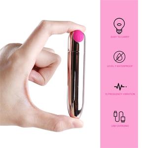 Vibrador Estimulador Vaginal con 10 Velocidades para Viajes, Recargable, Impermeable, Vibrador de Punto G para Adultos, Juguetes Sexuales para Mujer - Product Image 4