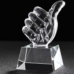 Yearscrystal Goedkope Blank Glas Kristallen Trofee Award Met Custom Design - Product Image 5
