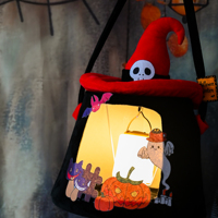 Vente chaude Halloween Bonbons Lampe Suspendue Personnalisé En Peluche Jouet Cadeau pour Trick Treat Horreur Peluches Articles Décoratifs Muraux