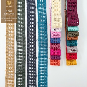 Grosir 20 Warna Kain Renda Bordir Trim Renda Poliester Multi-warna Produsen Pita Renda Gaya Baru - Product Image 1