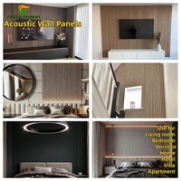 Panneaux muraux acoustiques, taille personnalisable, motif géométrique, insonorisation, installation facile, design moderne pour salon, cuisine, salle de sport