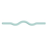 Barre de musculation incurvée en silicone, forme ondulée, remplie de fer, pour Pilates, Yoga, Fitness, 25 lb, entraînement de force à domicile ou en salle de sport