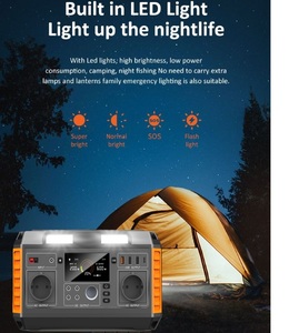 Solar Generator Set <b>Rechargeable</b> <b>Battery</b> 700W Lithium Ion Portable Power Station A6 Big Capacity Portable Power Supply - Product Image 4