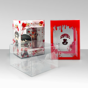 Amazon Tốt Nhất Người Bán Phong Cách 4 Inch <span class=keywords><strong>Funko</strong></span> Pop 10Pcs Pet Bảo Vệ Rõ Ràng Nhựa Hiển Thị Trường Hợp Số Lượng Lớn Cho Sưu Tập Con Số Fba - Product Image 3