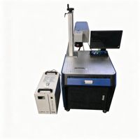 Nouvelle machine de marquage laser UV haute précision 5W 10W à refroidissement par eau, de type banc, pour matériaux métalliques et non métalliques, compatible DXF/AI