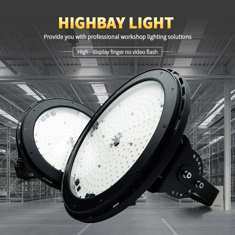 Woojong nuovo articolo 3 anni di garanzia highbay Industriale UFO led ad alta luce della baia, prezzo più basso 100W 150W 200w ufo di alta baia ha condotto la luce