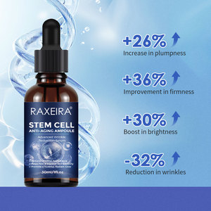 Sérum pour le visage anti-âge, éclaircissant et blanchissant aux cellules souches naturelles en gros, 30 ml, avec huile de noix de coco, aloe vera et beurre de karité - Product Image 2