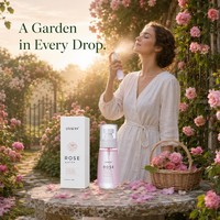 Brume Hydratante Visage à l'Eau de Rose Rafraîchissante Nourrissante Tonifiante Apaisante Éclaircissante Quotidienne 110ml Végane OEM Personnalisable