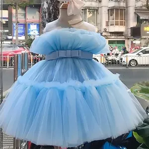 <span class=keywords><strong>Vestiti</strong></span> del bambino per le ragazze del bambino dei bambini di nozze della principessa della ragazza elegante di compleanno del vestito <span class=keywords><strong>da</strong></span> sera di Tulle damigella d'onore abiti <span class=keywords><strong>da</strong></span> sera - Product Image 3