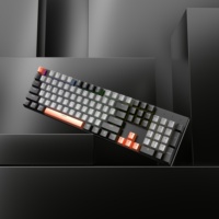 Clavier mécanique filaire 104 touches avec rétroéclairage RGB, anti-ghosting sur toutes les touches, pour PC (vente en gros)