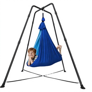 Chaise suspendue pour enfants de 3 ans, en plastique, équipement de terrain de jeu intérieur, toboggan pour bébé, pour utilisation en parc d'attractions commercial, 100-500 kg - Product Image 2