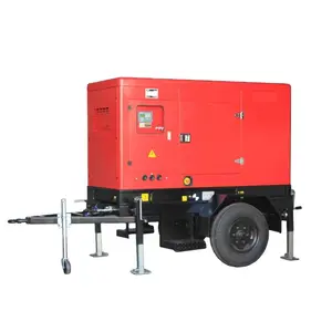 Small Diesel Generator Mobile Power Station Low Noise 80kw Diesel Generator Set