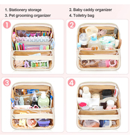Sacs de toilette cosmétiques imperméables personnalisés Haoran, grandes trousses de maquillage, trousse de maquillage, bolsas de maquillaje en gros