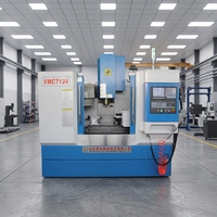 Centre d'usinage CNC entièrement automatique VMC 7124 (XH7124 L) Système FANU 3/4/5 axes Petite machine d'usinage de précision pour métaux
