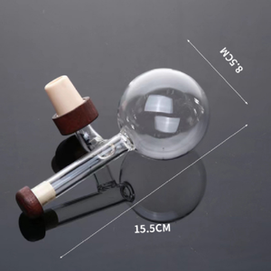 Aérateur à <span class=keywords><strong>vin</strong></span> en verre de haute qualité à double effet directement de la bouteille Centellino Écologique Capacité de 150 ml Carafe - Product Image 5