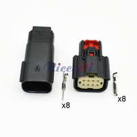 Connecteur de prise de phare électrique automobile 8 broches, faisceau de câblage, prise moteur pour Ford BUICK Chevrolet 33472-0801 33482-4801