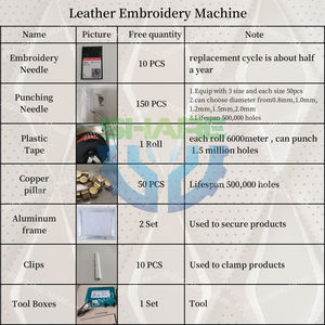 Machines à coudre <span class=keywords><strong>de</strong></span> poinçonnage <span class=keywords><strong>de</strong></span> <span class=keywords><strong>sac</strong></span> en cuir cnc pour tissu et motif en cuir - Product Image 5