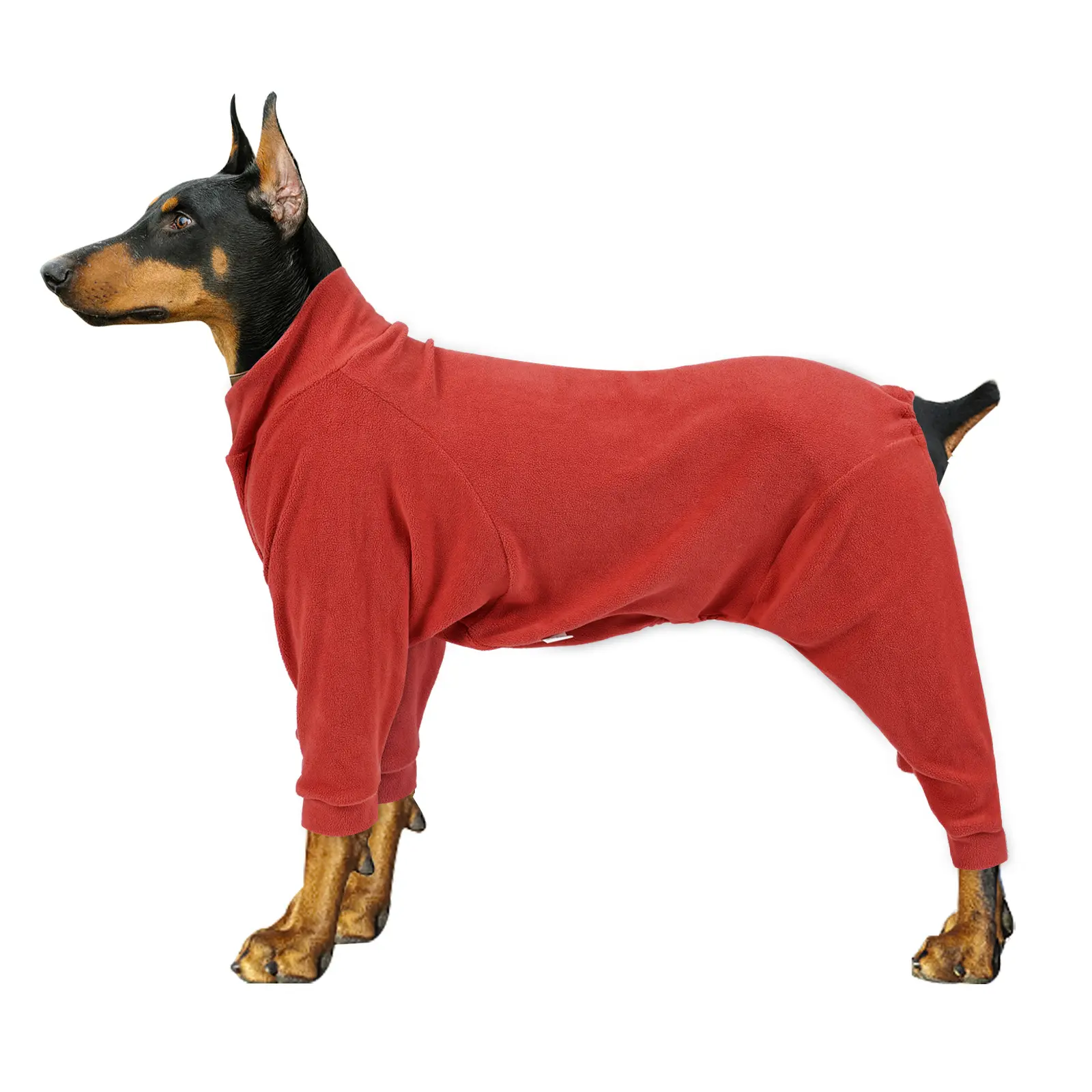Merveilleux extérieur 2024 col haut entièrement entouré coton-rembourré chien vêtements grand chien chaud maison tenue résistant au froid vêtements pour animaux de compagnie