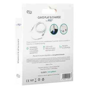 Cavo USB C PLAYSTATION 5 Play & Charge Blanc 3m ACP50007 - Product Image 3
