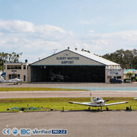 Hangar para Aviones, Estructura de Acero, Ensamblaje Rápido, Edificio Prefabricado de Almacenamiento de Aviones, Nave Metálica