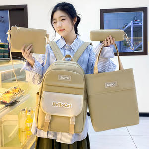 Nouveau <span class=keywords><strong>sac</strong></span> à <span class=keywords><strong>dos</strong></span> scolaire de grande capacité à la mode fermeture à glissière en tissu Oxford hydrofuge étanche <span class=keywords><strong>pour</strong></span> les élèves de la 5e à la 6e année - Product Image 2