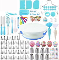 Kit de décoration de gâteaux de qualité alimentaire en acier inoxydable, silicone et PP, comprend des décorations en forme de chiffres, pour desserts, usage commercial, acheteurs professionnels