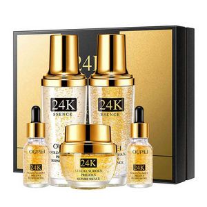 120 kit de soins pour la peau, soins pour la peau, blanchissante, anti-vieillissement, éclaircissant, or 24k, OEM - Product Image 1
