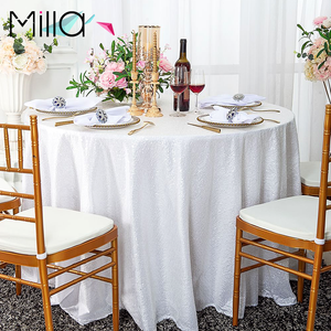 10% de réduction sur la nappe à paillettes de fête de mariage de luxe nappe haut de gamme bon marché pour les occasions spéciales - Product Image 4