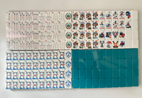 Jeu de Mahjong américain en acrylique sur le thème du ski d'hiver, personnalisé OEM, 160 pièces, marque privée, vente en gros
