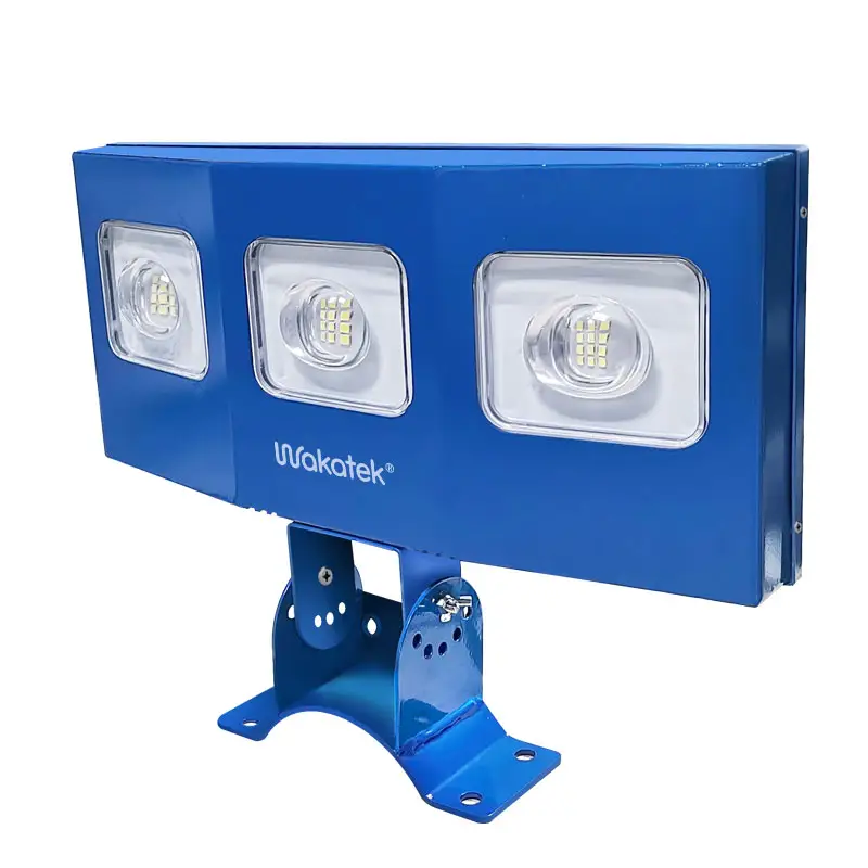 WAKATEK lampu surya Led 300w terbaru, lampu jalan tenaga surya luar ruangan, lampu taman banjir tenaga surya