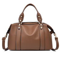 Sac fourre-tout de luxe en cuir PU grain litchi souple pour femme, avec fermeture éclair, sac à bandoulière pour le quotidien, le travail et les voyages