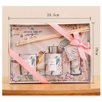 Bougie artisanale moderne en cire de soja parfumée, décoration en verre pour mariage transfrontalier, cadeaux pour Diwali et Noël