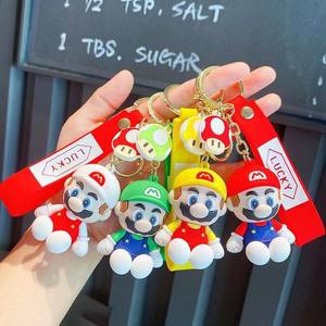 Porte-clés créatif en PVC 3D mignon, pendentif pour sac d'école, porte-clés de jeu, porte-clés - Product Image 1