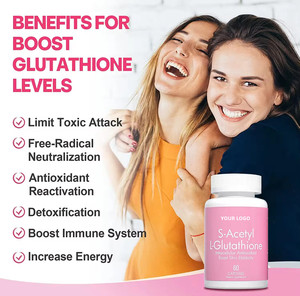 Cápsulas de L-glutatión OEM y ODM para blanquear la piel del cuerpo y suplemento antioxidante para cápsulas blanqueadoras de la piel para adultos - Product Image 2