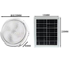 Lámpara de Techo LED Solar para Exteriores de Alta Calidad, Moderna, de 100w, 150w, 200w, 300w, para Casa, Habitación, Jardín - Product Image 1