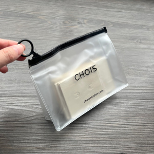 Luxury Frosted PVC Stand Up Zipper Pouch - Custom Printed Cosmetic Makeup Bag for Jewelry & <b>Accessories</b> - Product Image 5