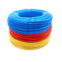 Cable de alto voltaje 3KV/6KV/10KV/20KV/30KV DC de alta temperatura 200 ° C 16AWG 18AWG 20AWG Cable de aislamiento de goma de silicona